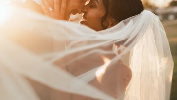 woman in white wedding dress