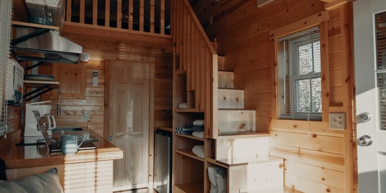 white and brown wooden kitchen cabinet