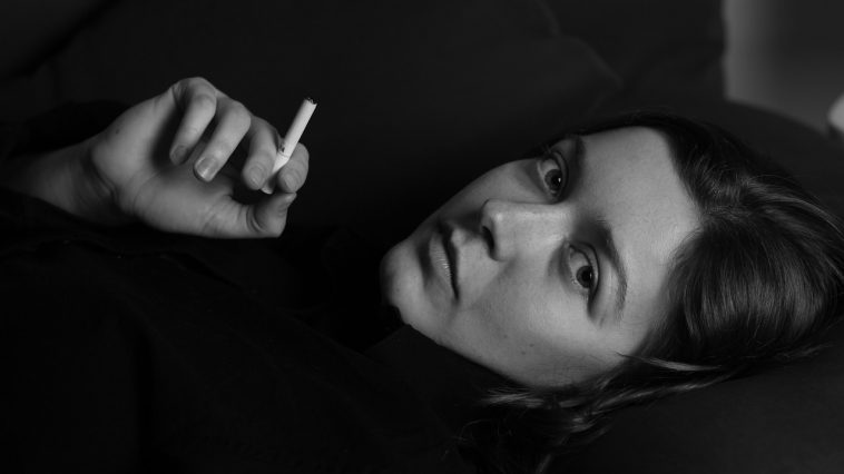 woman, cigarette, smoking