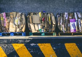 assorted box lot on brown wooden pallets